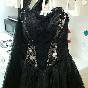Tulle Gown Lace Corset Prom Dress size 0