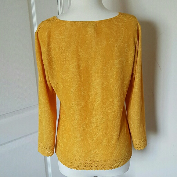 Golden Yellow Cardigan, size Medium - Picture 2 of 4