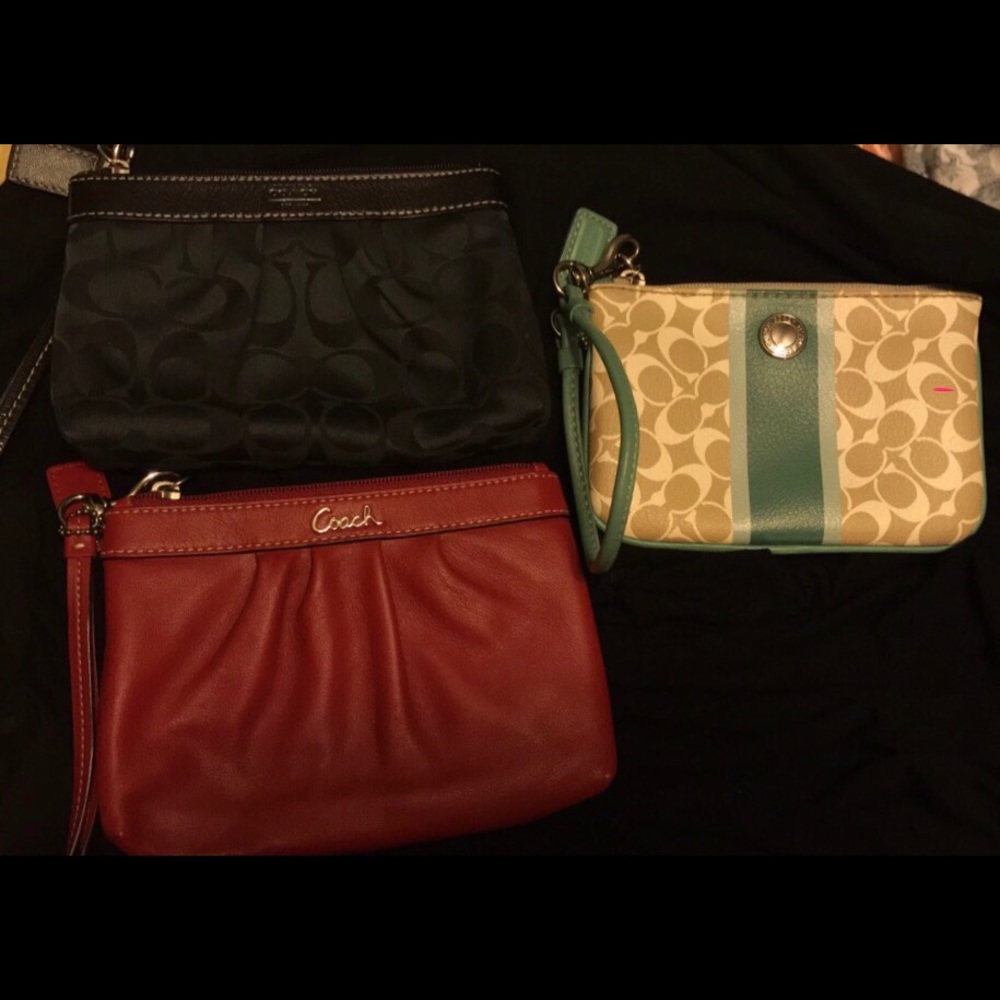 Coach wristlets