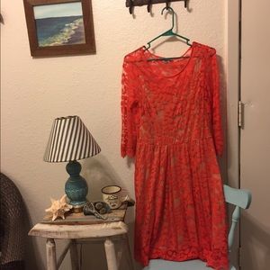 ❤️SALE❤️ NY Collection Coral Dress