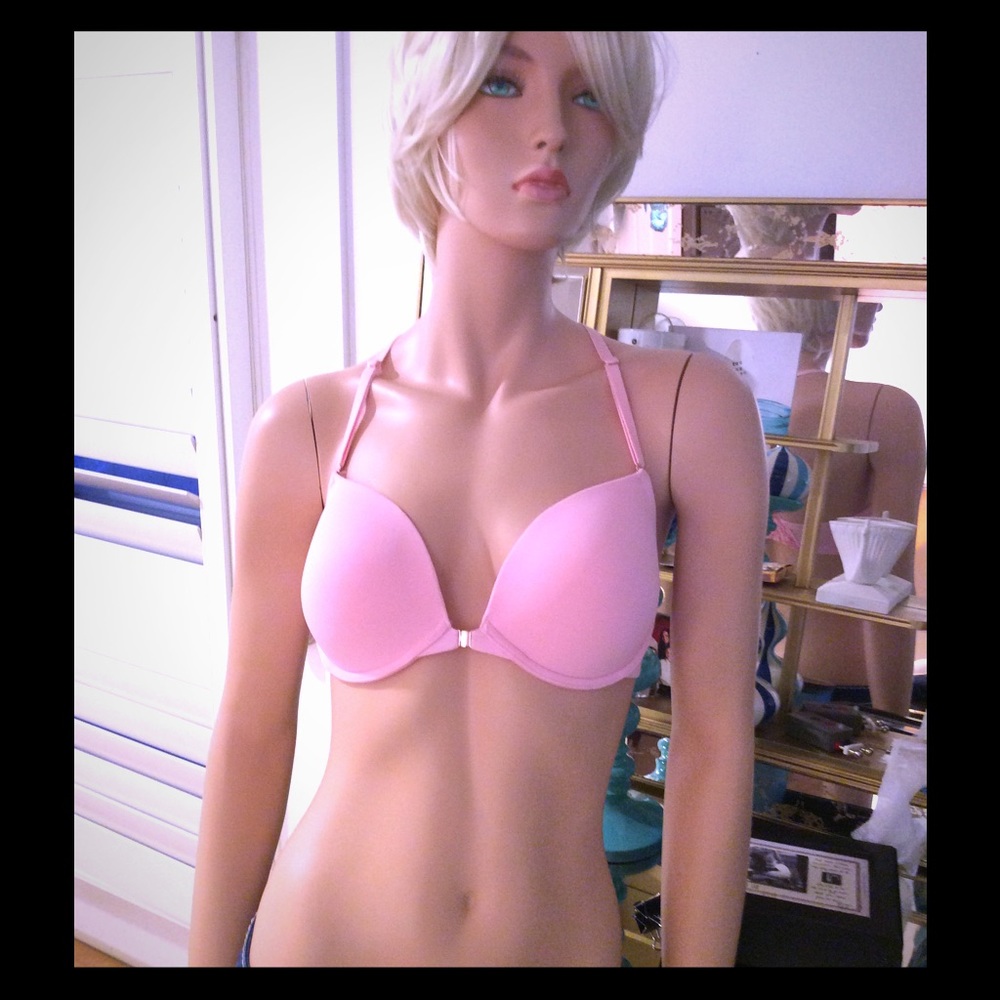 Pretty Pink and Lace Racerback Bra