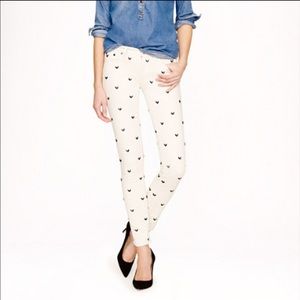 JCREW Beaded Chevron Jeans