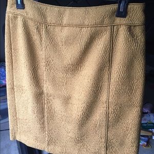 Banana Republic Mustard Pencil Skirt 12