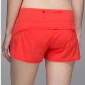 Lululemon Speed Shorts sz 6