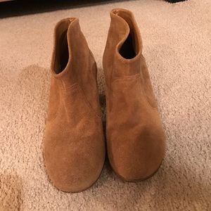 Tan bootie