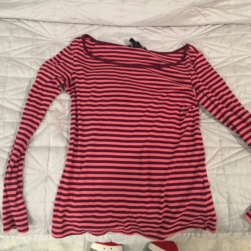 Striped long sleeve t shirt