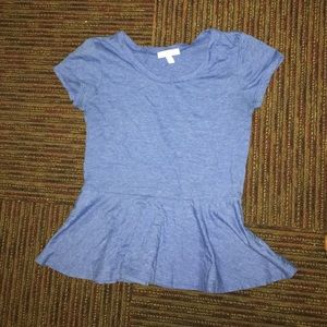 delias peplum shirt
