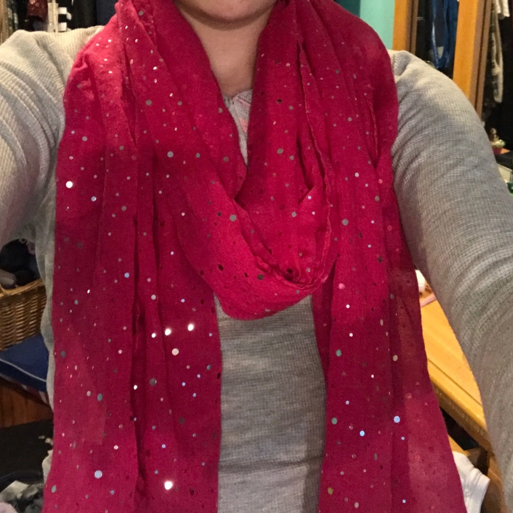 New York and company pink scarf
