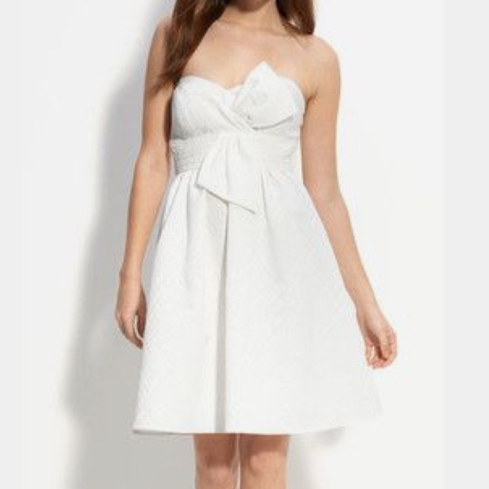 Max and Cleo white dress from Modcloth