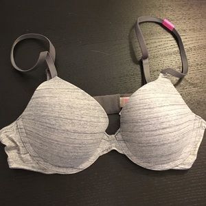 Grey VS Pink Wear Everywhere Push-Up Bra