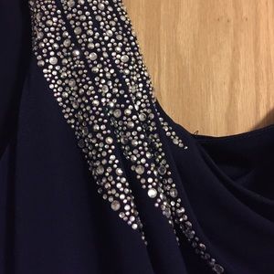 Navy Blue Formal Dress