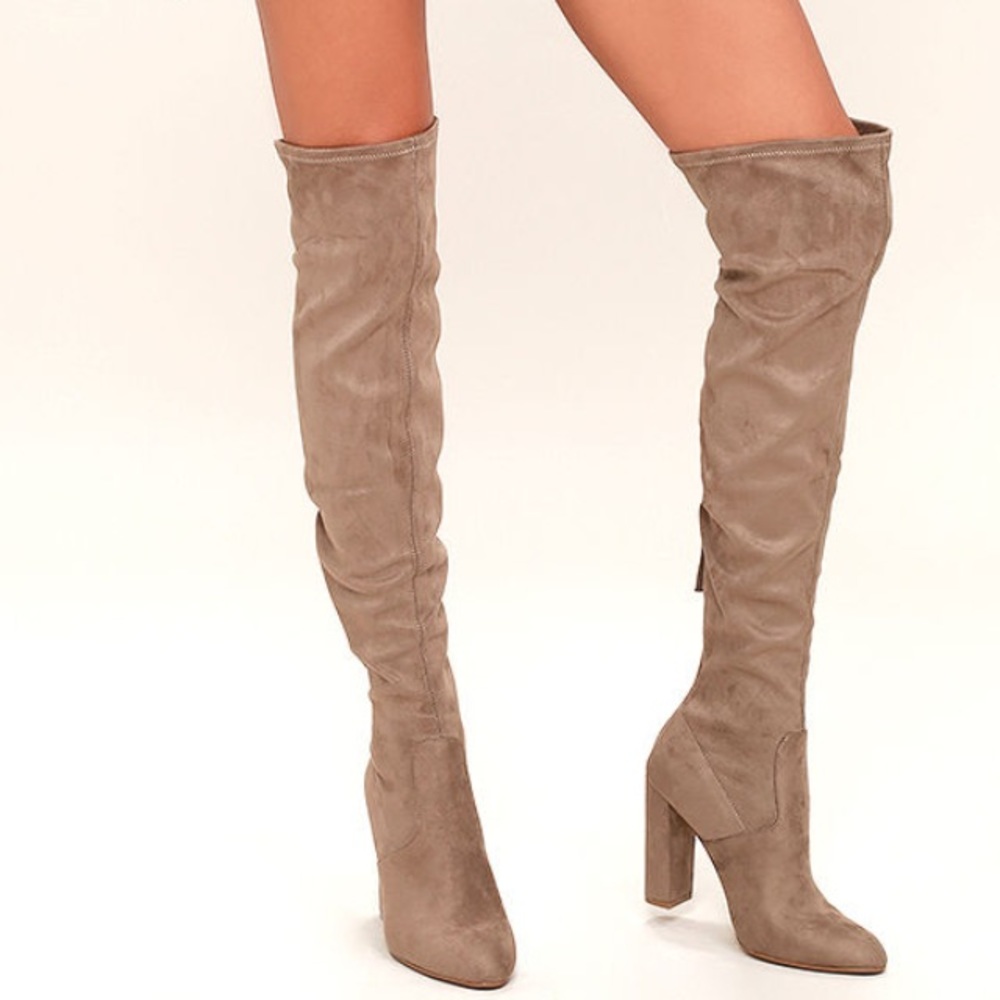 Steve Madden thigh high boots!
