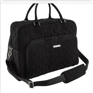 Vera Bradley black weekender bag