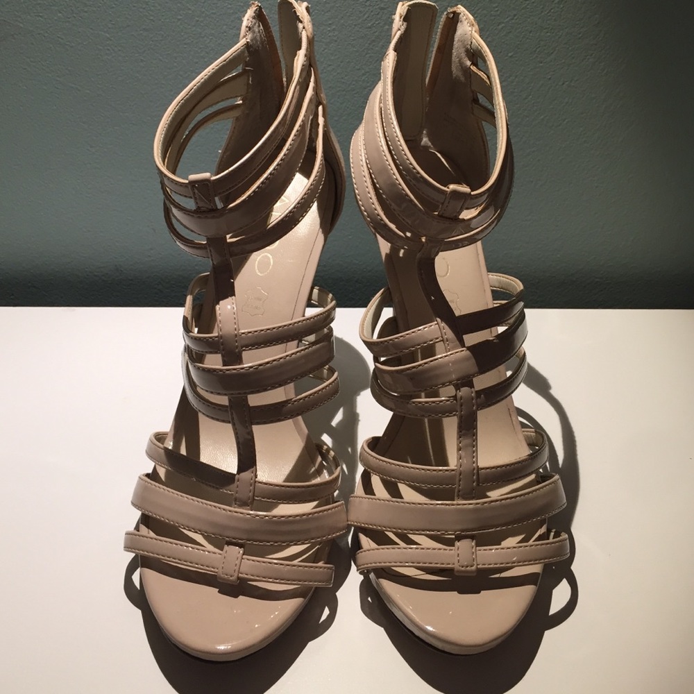 ALDO Cream Heels Size 7