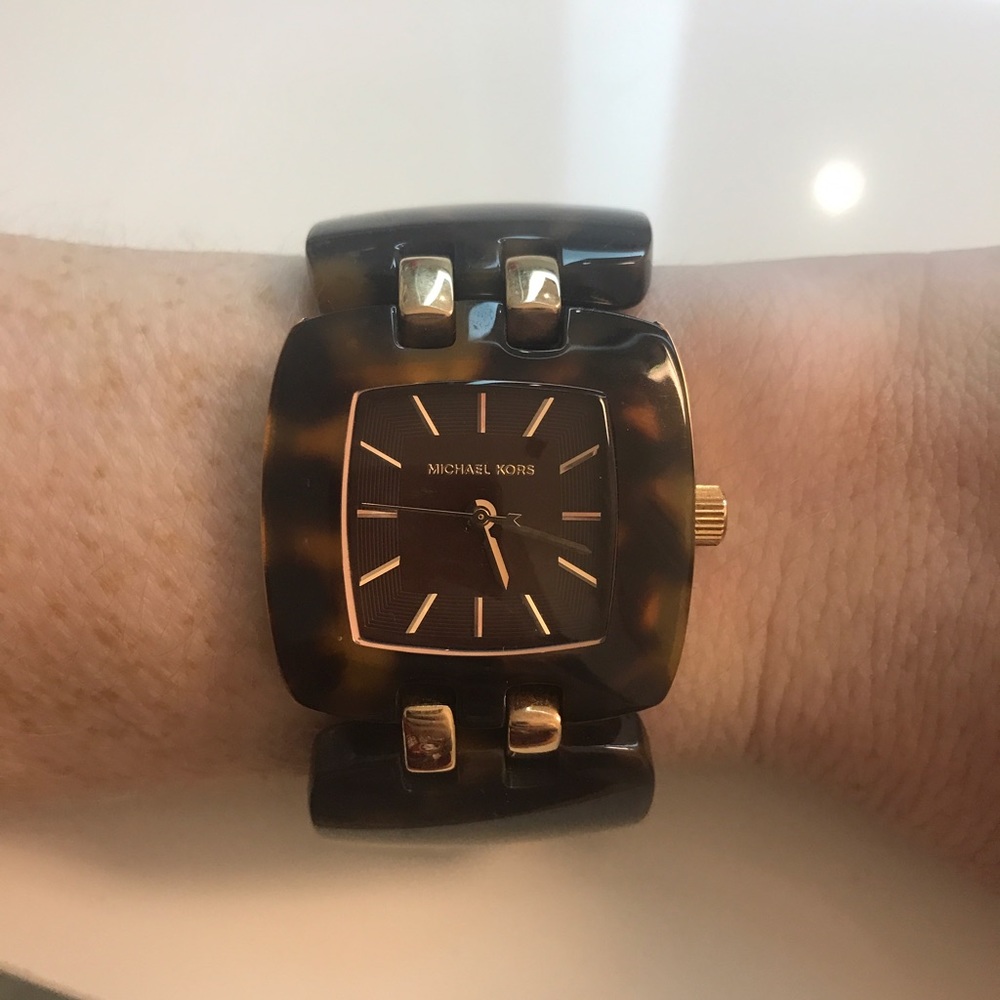 Michael Kors Tortuous Shell Bracelet Watch