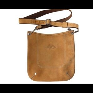 Longchamp Suede Crossbody Bag
