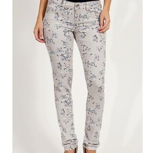 Floral jeans