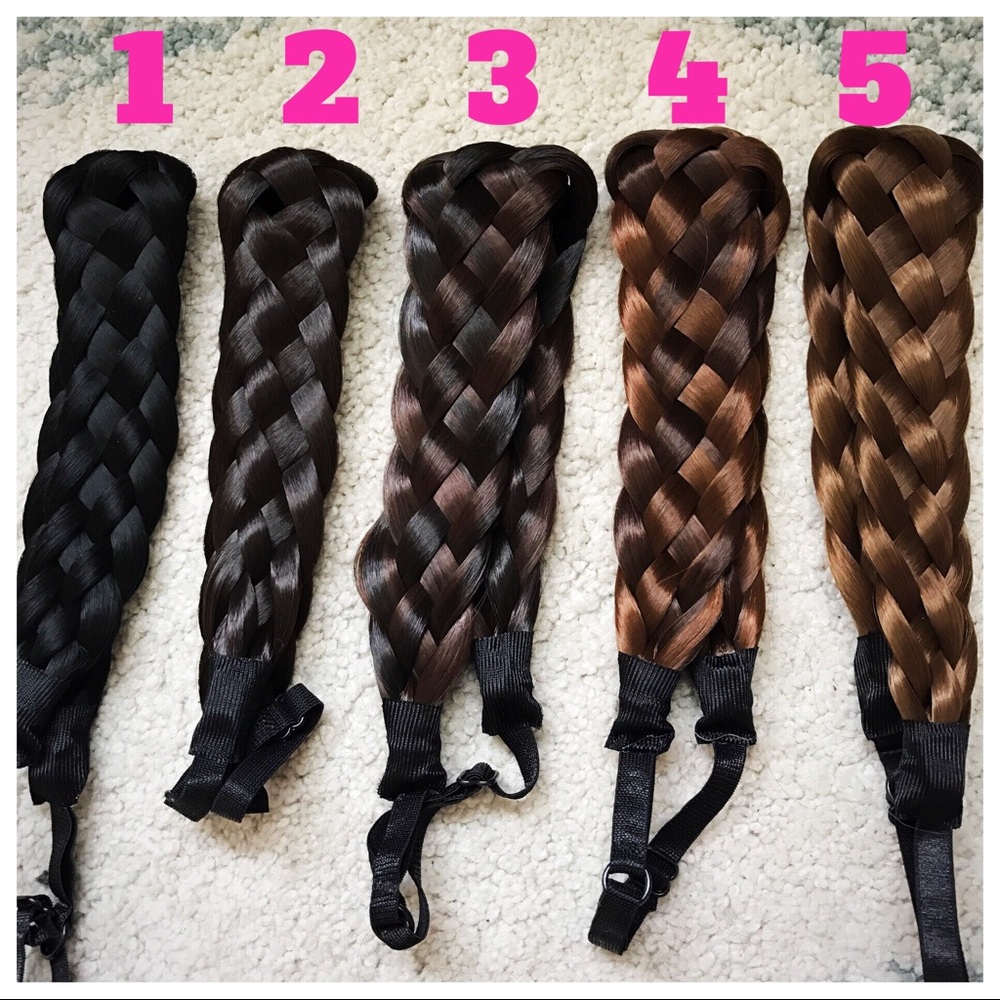 ❣️12 NEW COLORS❣️ Fishtail Boho 5 Braided Headband
