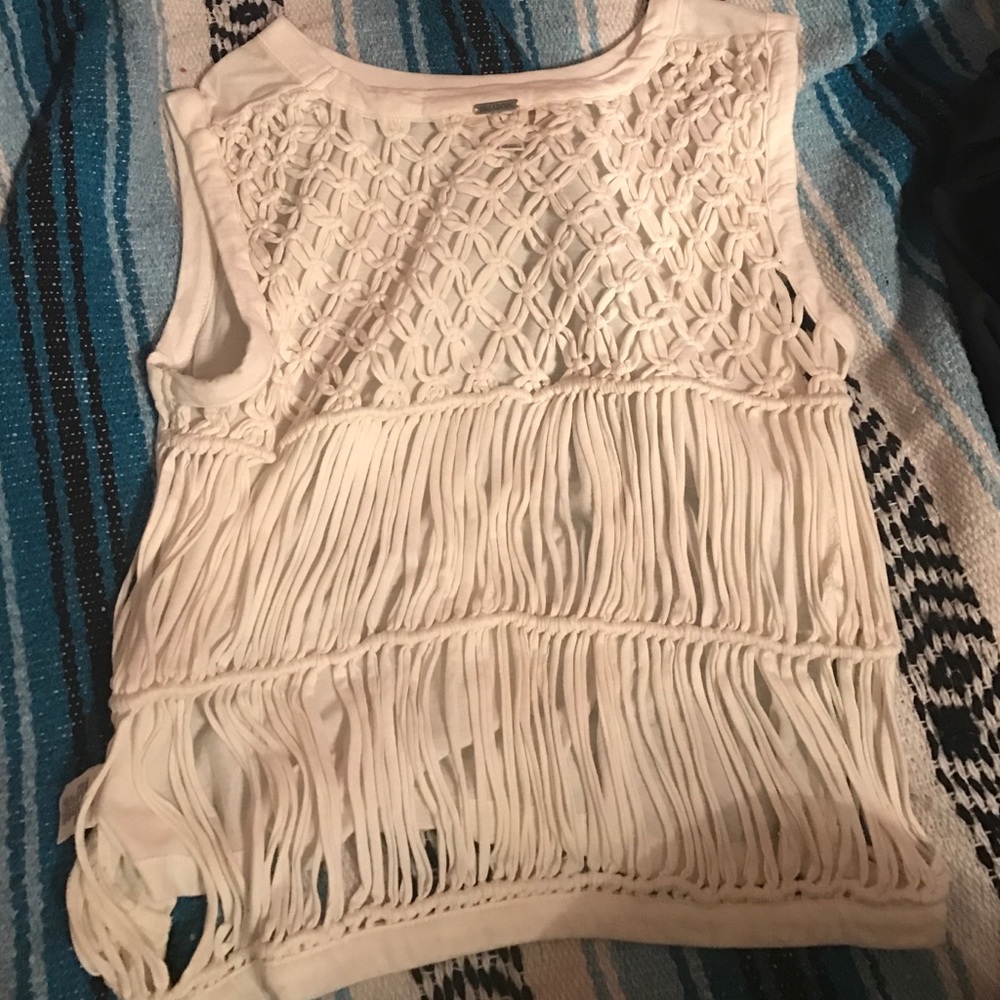 BILLABONG crochet back tank top