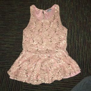 Sequin Peplum