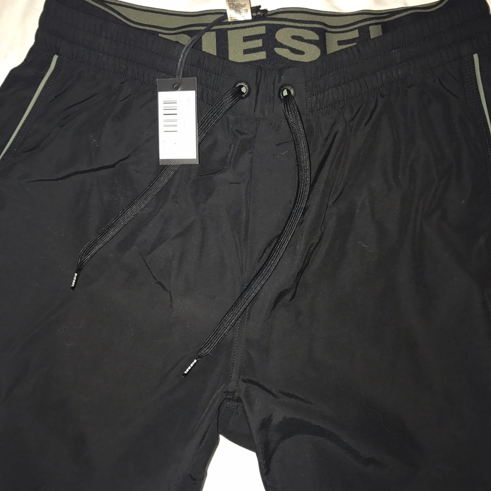 Diesel swimwear black diesel trunks