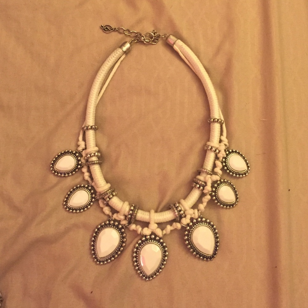 Aldo | White Tribal Necklace