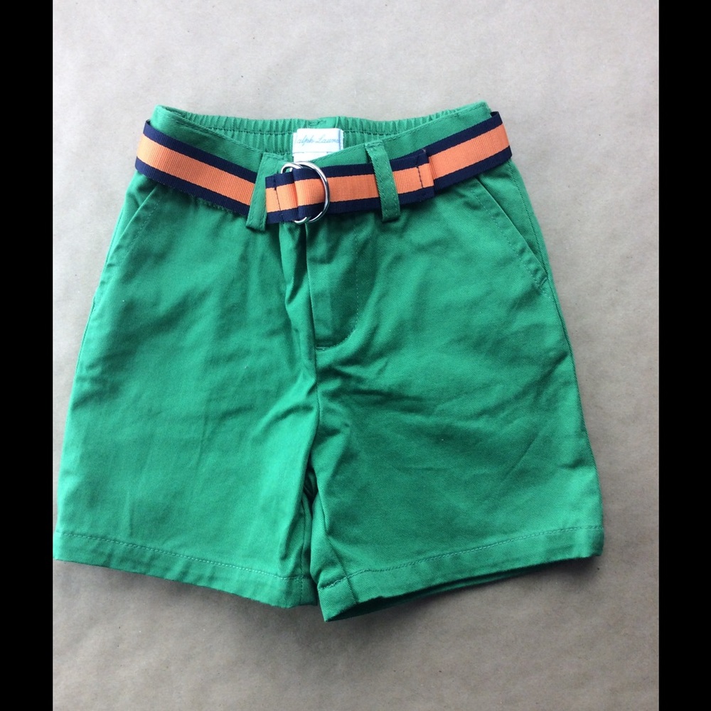 Green Ralph Lauren shorts w/ belt