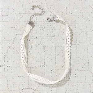 Urban Outfitters Ivory Lace Choker