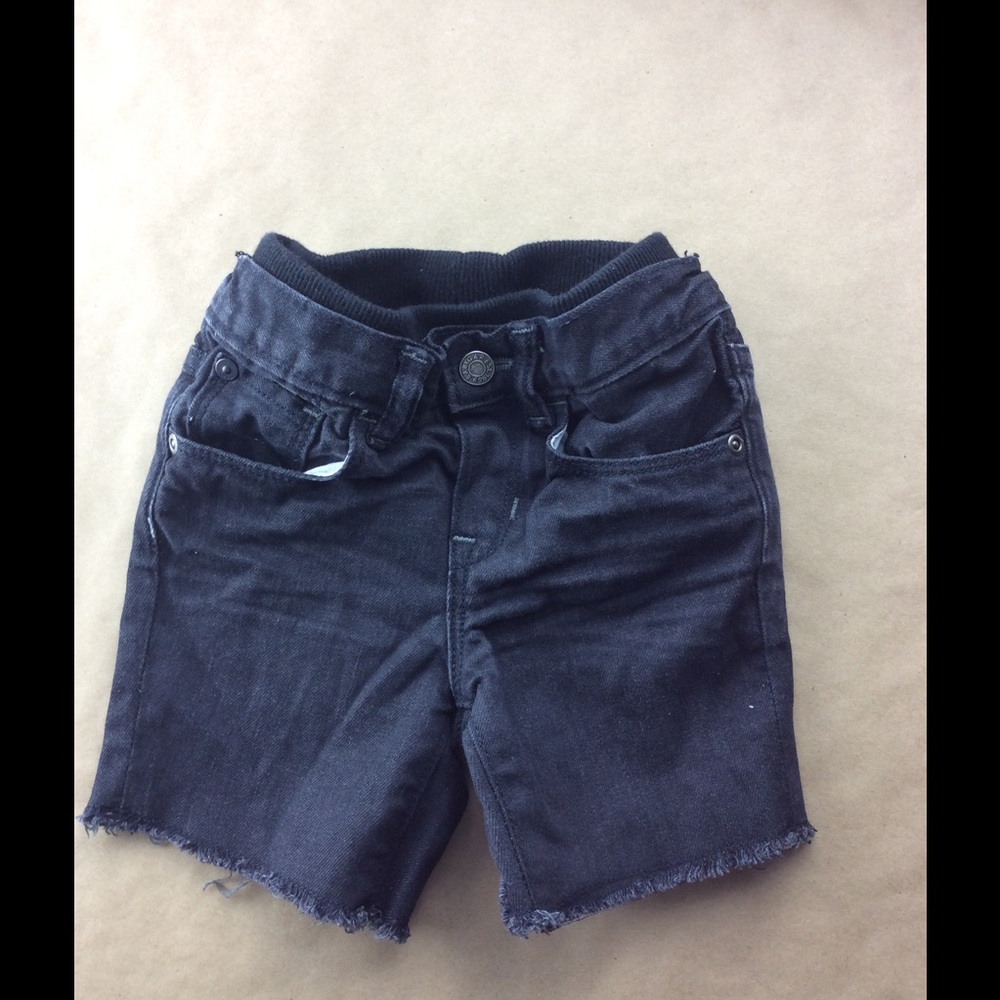 Baby Gap black denim shorts