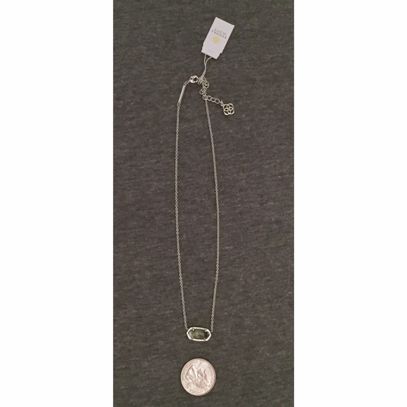 NWT Kendra Scott Elisa Black Pearl Necklace - Picture 3 of 3