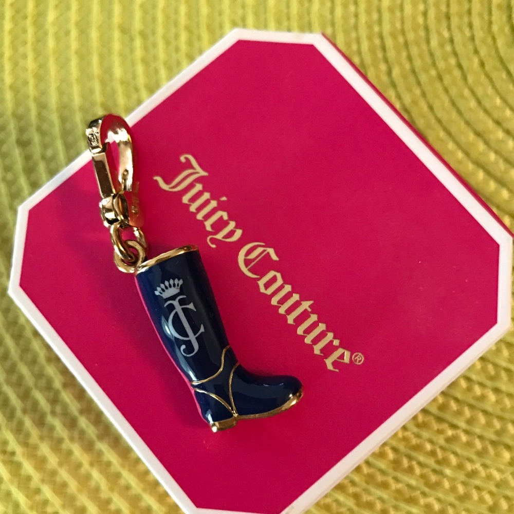 2 authentic juicy couture gold charms