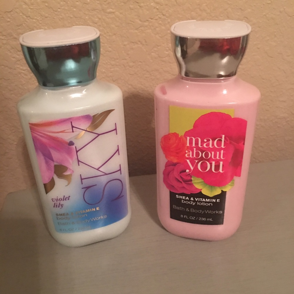Two Bath & Body Lotions