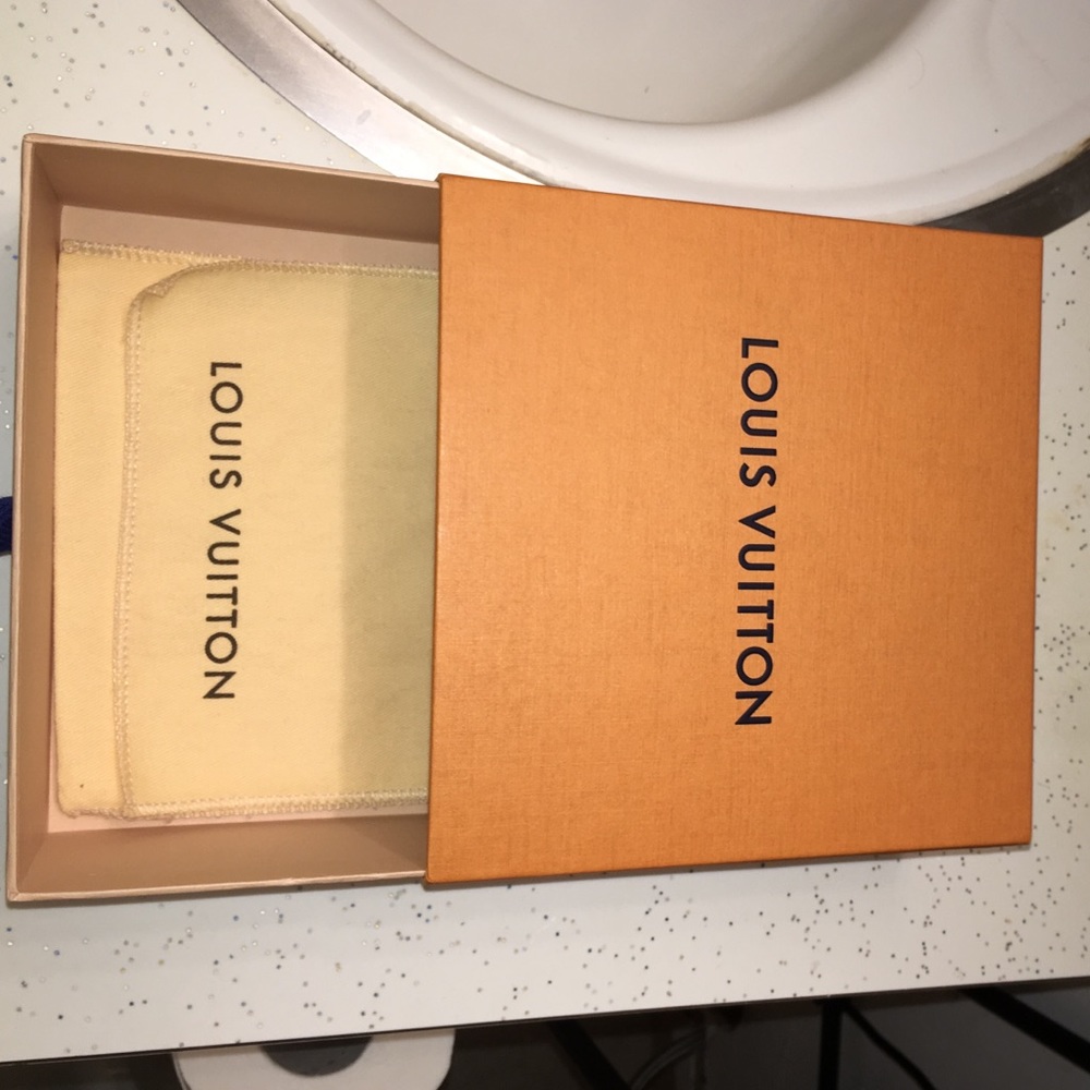Original Louis Vuitton box with dusk bag