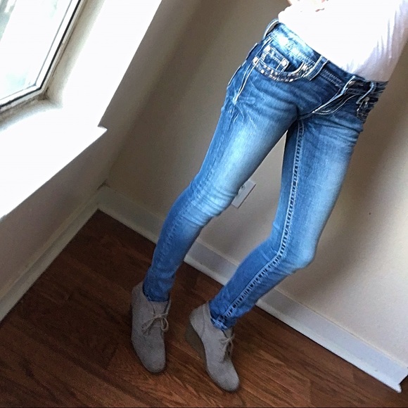 New!!! Miss Me Ankle Skinny Jeans - Picture 3 of 4