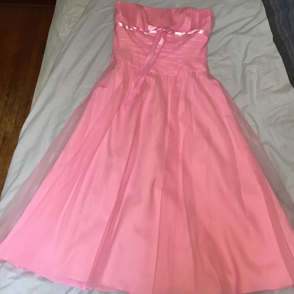 Strapless Pink Dress