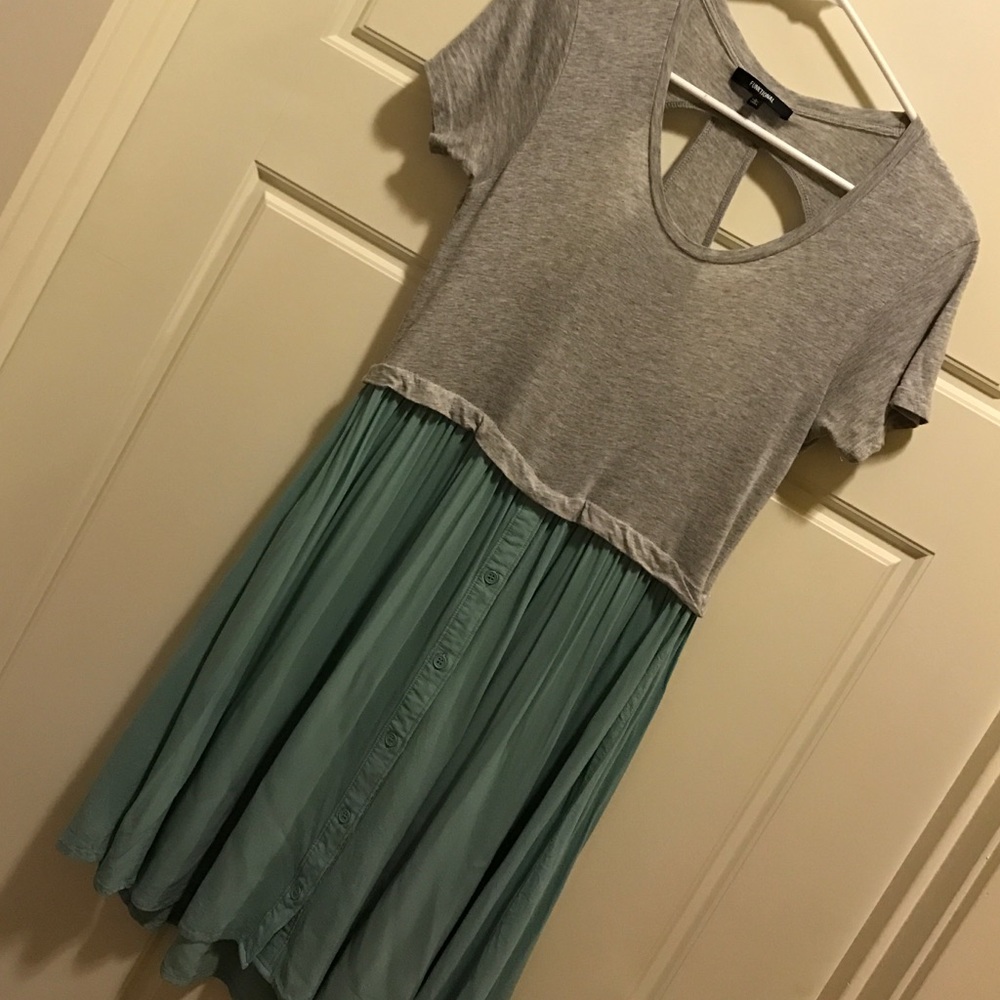 Gray & Mint shirt dress
