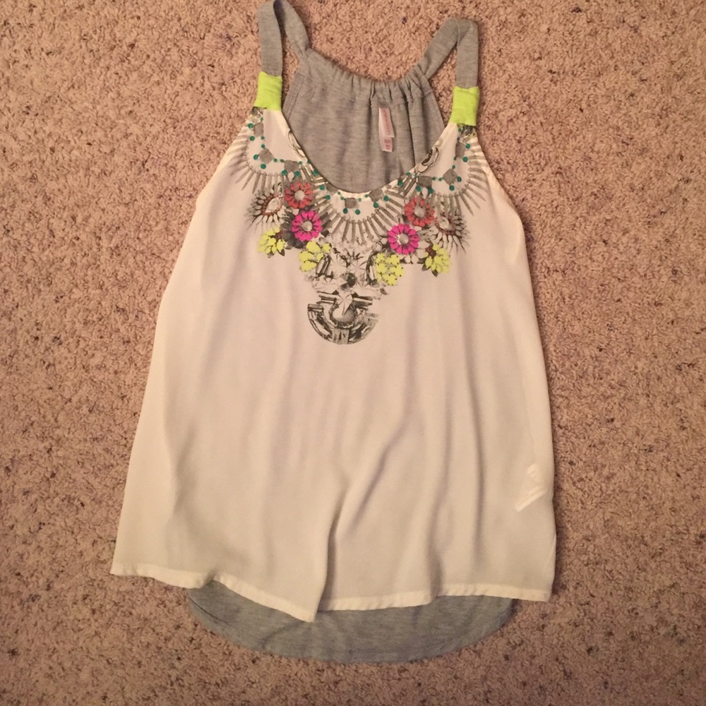 Embellished tank