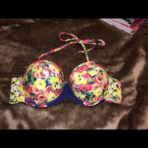 Forever 21 floral bikini top