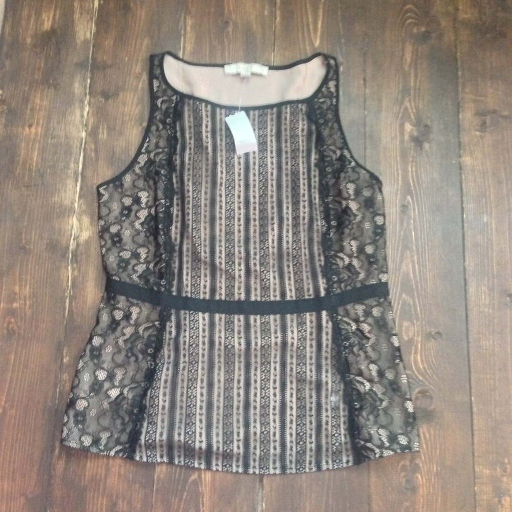 Ann Taylor loft size 6 tank cami lace