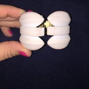 J Crew White chunky bracelet