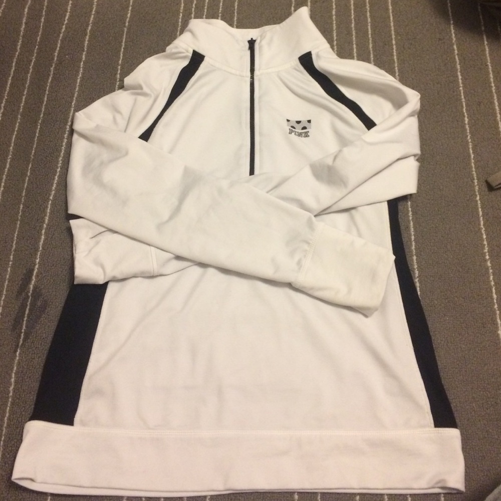 VS pink ultimate half zip
