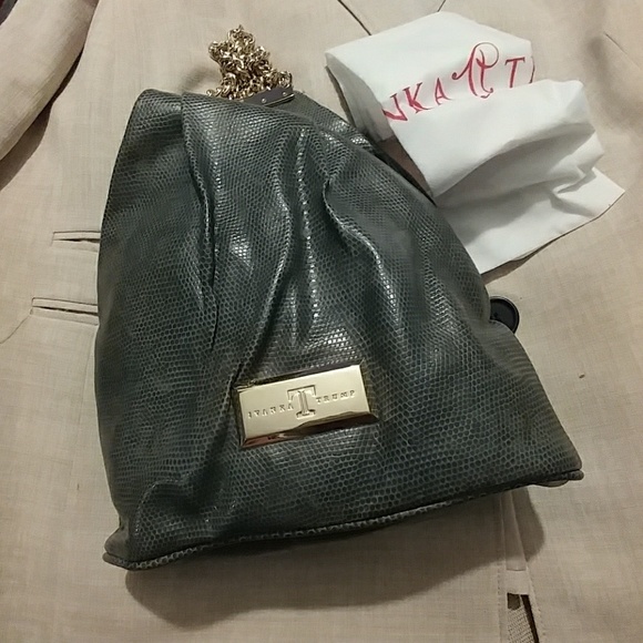 Ivanka Trump Grey Dress Handbag - Picture 3 of 4