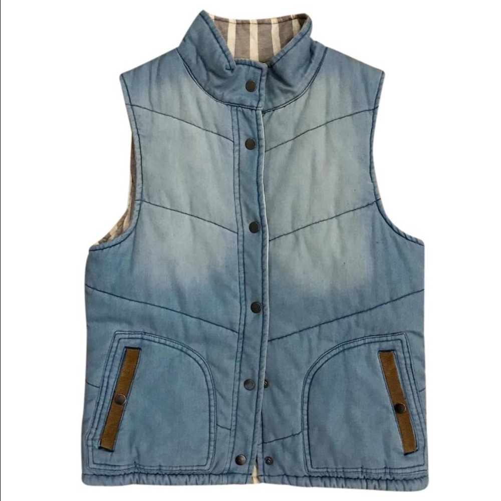 Urban Outfitters: Denim Puffer Vest