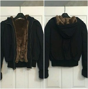 J. Crew bomber puffy jacket