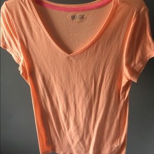 Orange v-neck
