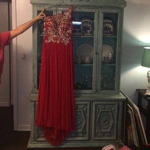 Red size 14 Tiffany formal dress