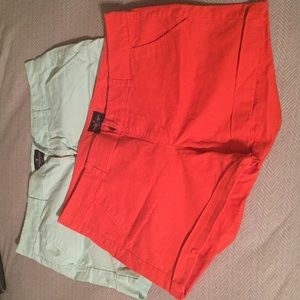 Mint and Orange AE Shorts