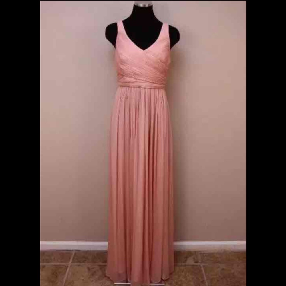 J Crew Silk Chiffon Formal Long Dress "Heidi"