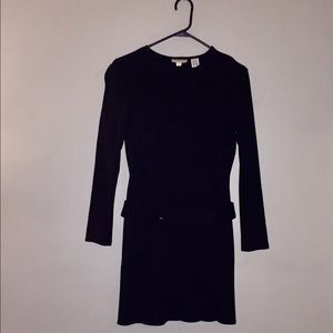 Ann Taylor drop waist mod dress w removable belt
