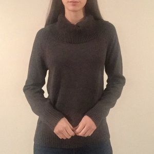 Jeanne Pierre charcoal turtleneck sweater